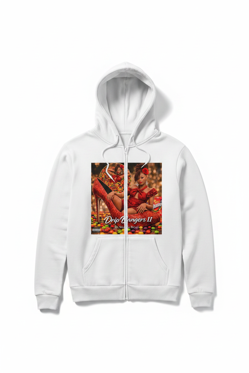 Hoodie with Drip Bangos II Graphic