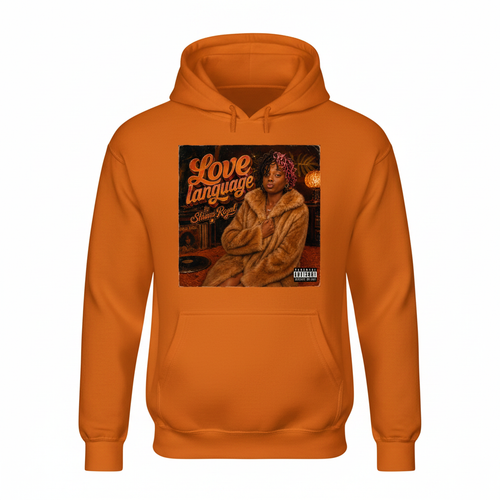 Orange Hoodie with Love Language Album Cover